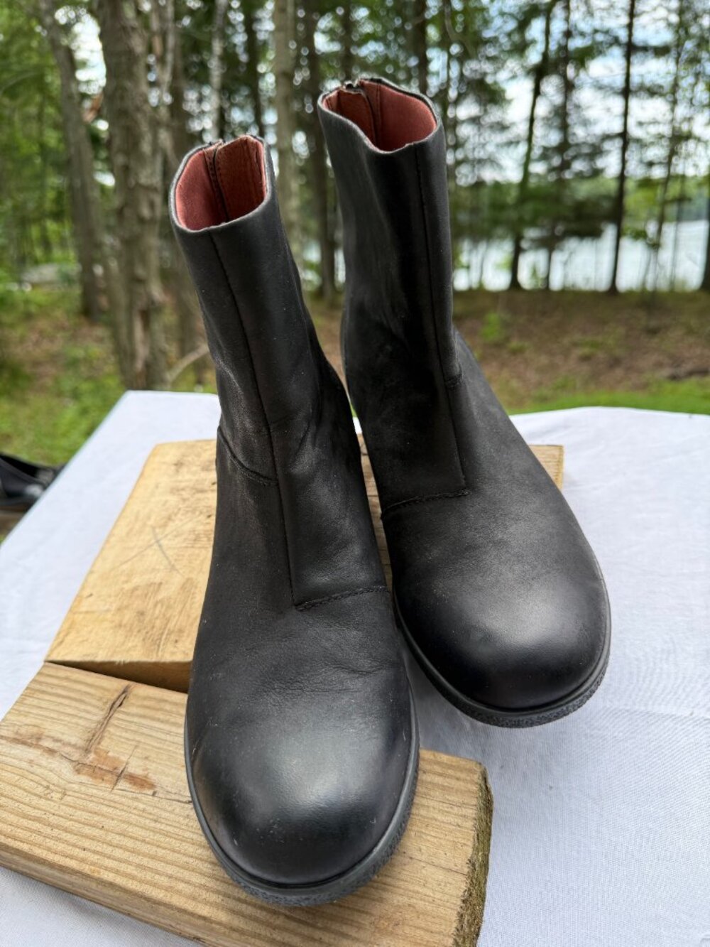 Dansko Brianne Black Waterproof Leather Boots Size EU 40/ US 9.5-10